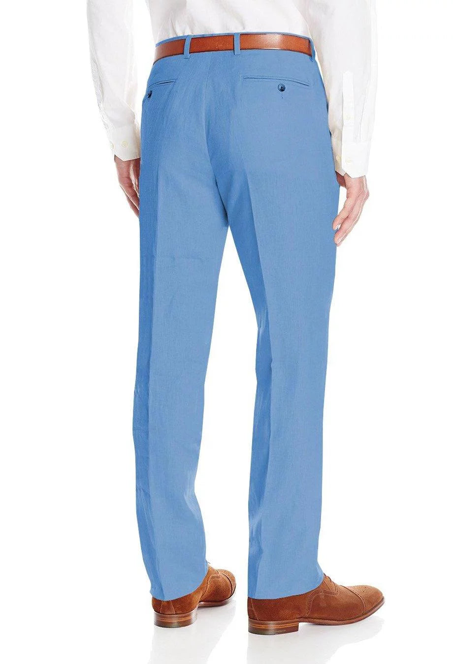 2-piece Blue Cotton Modern Fit Z520865