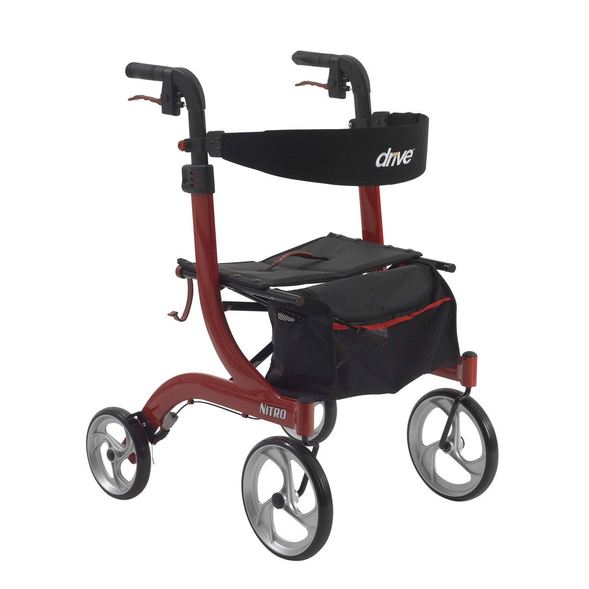 Red Rollator Walker J1774