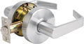 Brushed Chrome Commercial Passage Door Lock, Pack of 2 P441