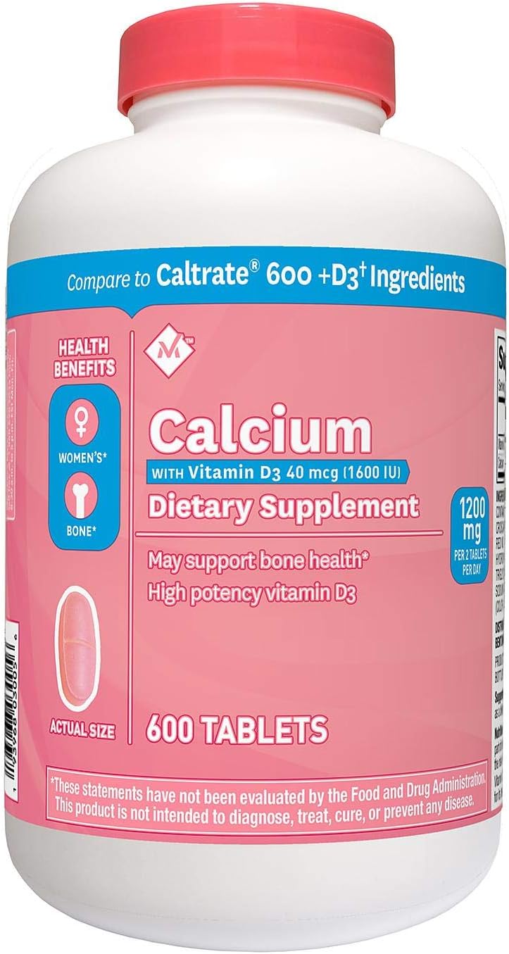 Calcium 600 + D3 Dietary Supplement - 600 ct. N725