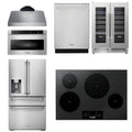 30 Induction Cooktop, Range Hood, Microwave, Refrigerator, Dishwasher, Wine Cooler I8061