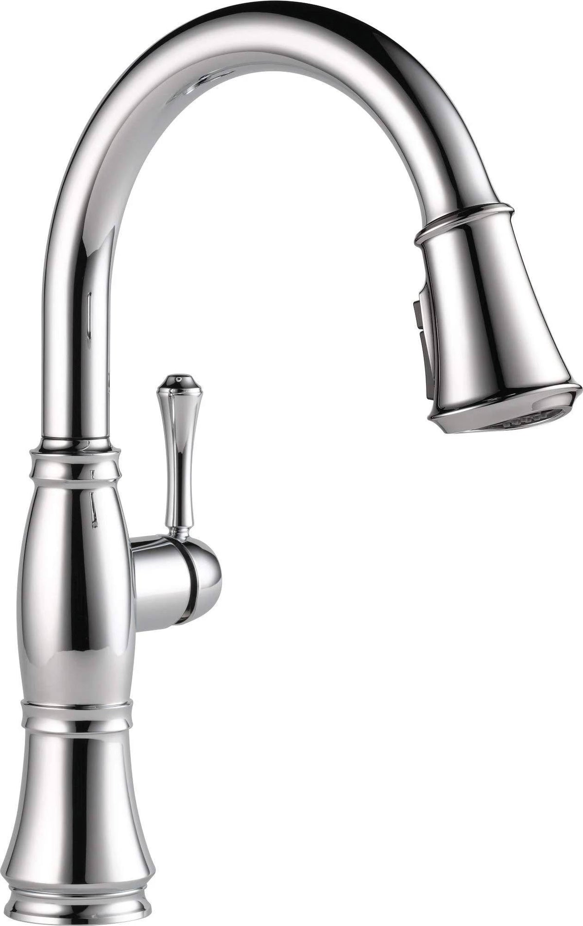 Chrome Single Handle Pull Down Kitchen Faucet O8707