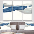 Modern Gallery-Wrapped Canvas - 60 in. Wide x 40 in. High - 3 Panels C906