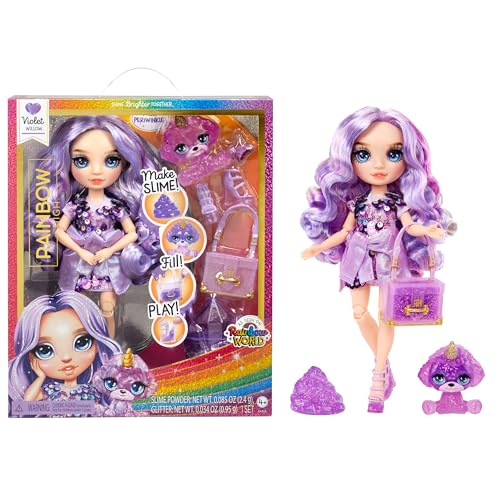 11" Shimmer Posable Fashion Doll with Slime Kit & Pet F429700
