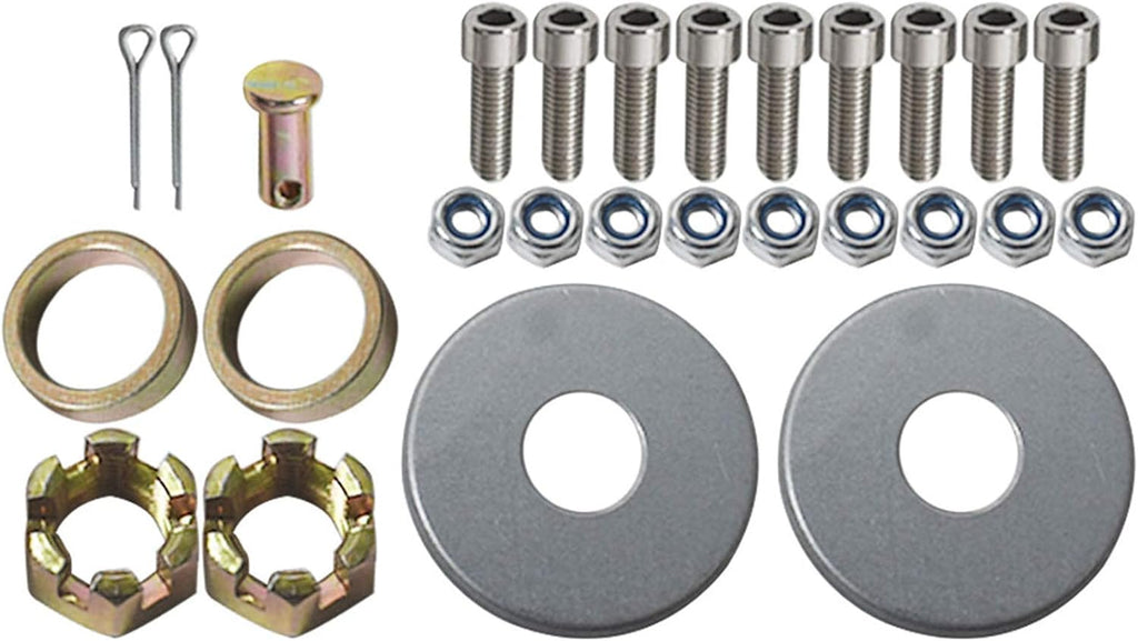 Rear Axle Kit Brake Master Cylinder Disc Rotor Hub for Go Kart Drift Trike Cart ATV X793