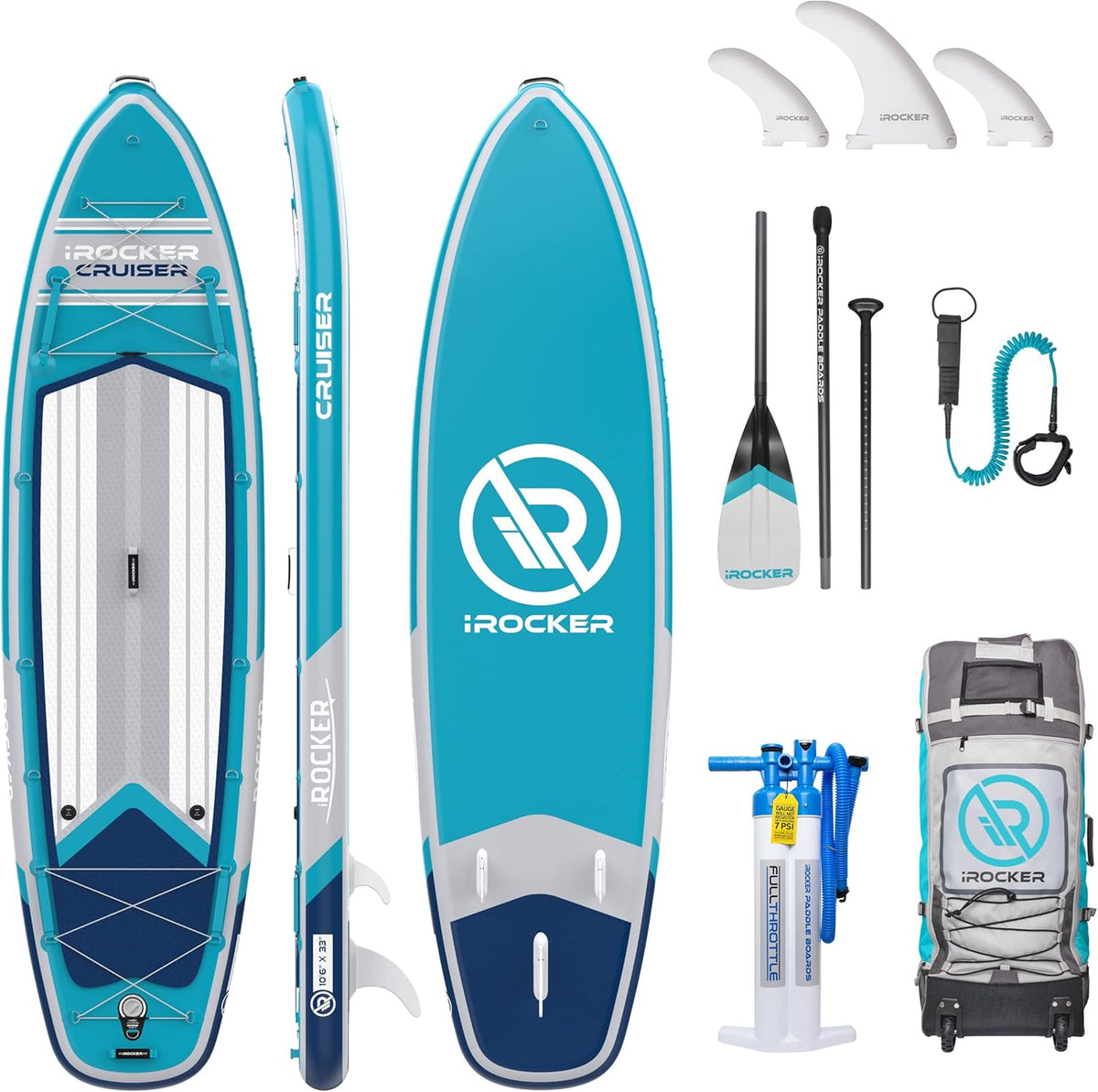 Inflatable Stand Up Paddle Board 10'6 Long 33 Wide 6 Thick G27099