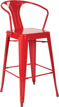 Red Cafe Stool M86217