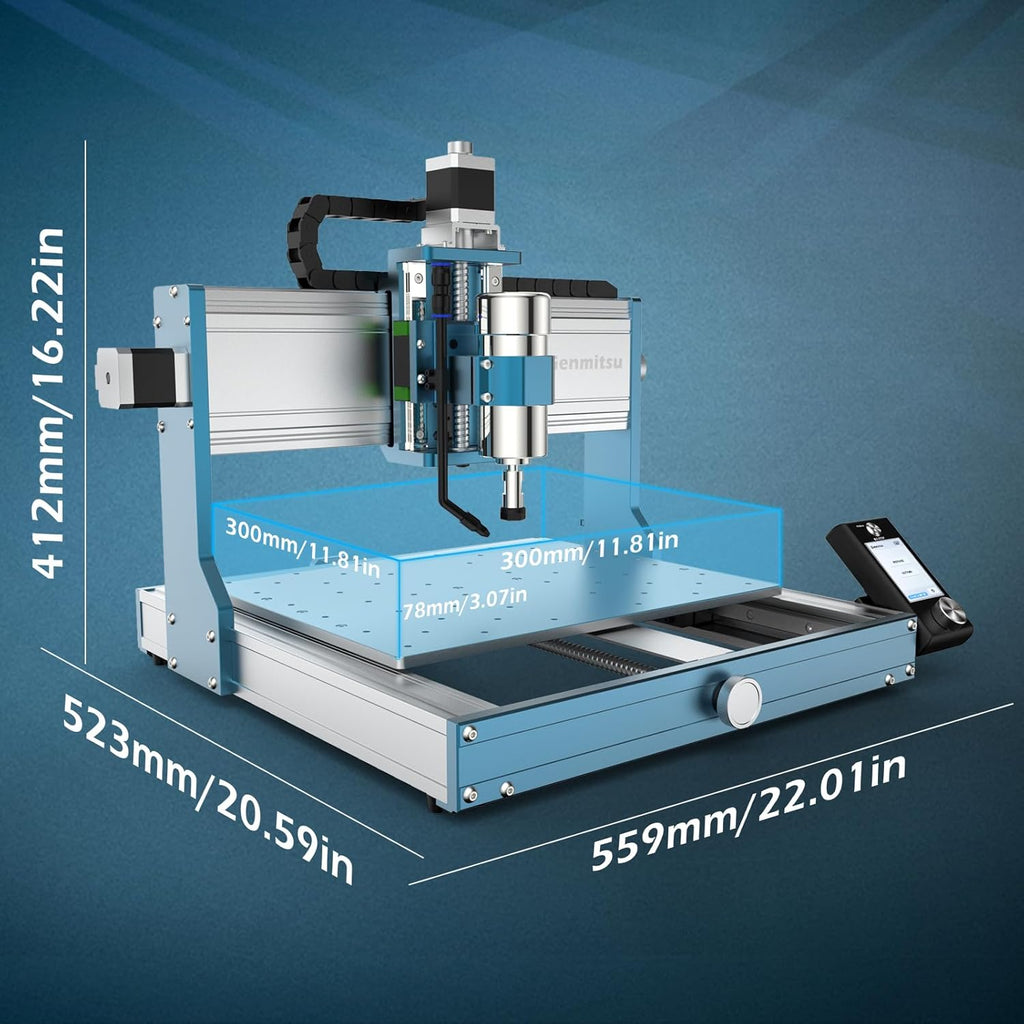 CNC Router Machine with 4th Axis Rotary Module Kit M560