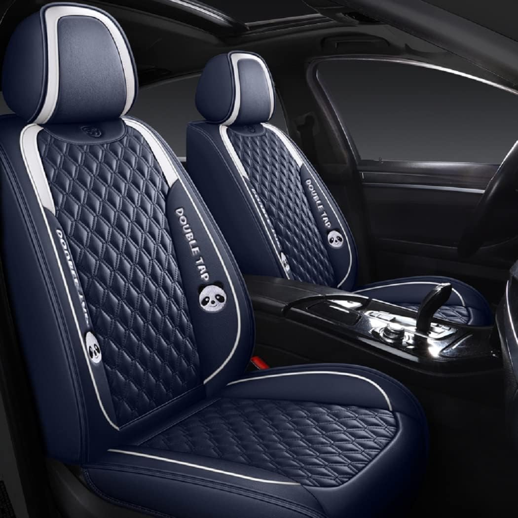 5-Seater Full Set Universal Car Seat Covers Blue V54927