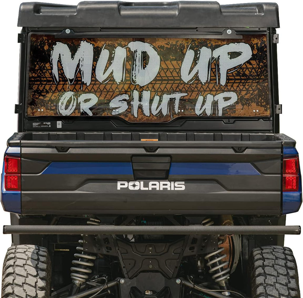 Rear Windshield for Polaris Ranger 900 / Crew, 1/4 Thick Light Tint Polycarbonate I667321