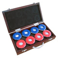 Set of 8 Shuffleboard Pucks with Case X24399