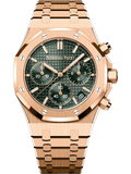 Pink Gold Khaki Green Dial Chronograph 41mm G5636