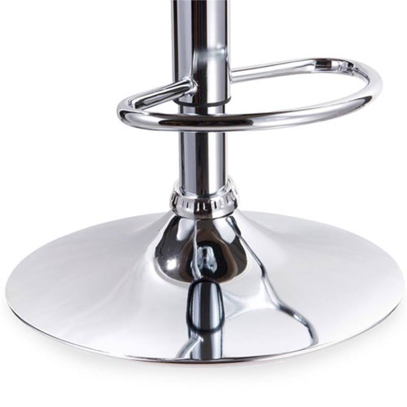 Faux Leather Adjustable Bar Stool Set of 2 D749