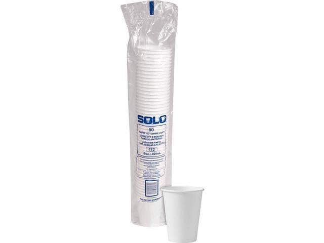 12 oz White Poly Paper Hot Cup D860299