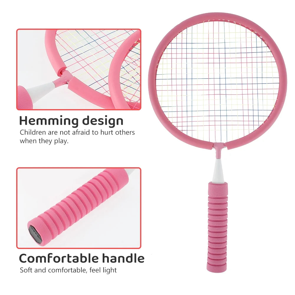 8 in 1 Badminton Rackets Set for Kids Indoor Outdoor Sport Game U67392