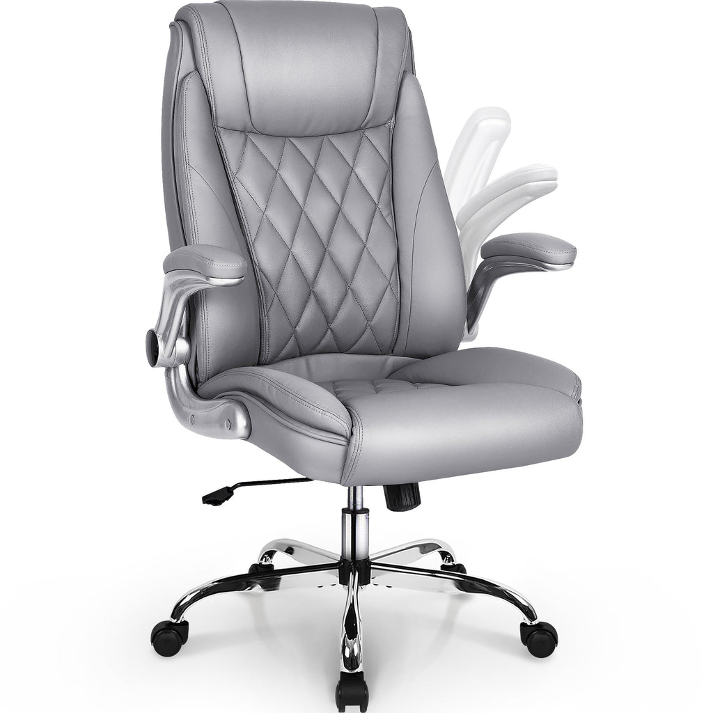 Black Ergonomic High Back Leather Office Chair I39500