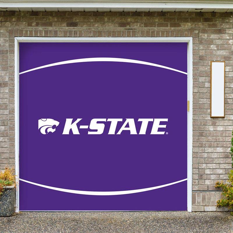 7 x 16 ft. NCAA Double Garage Door Decor H5124