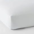 White 450-Thread Count Supima Cotton Sateen Queen Fitted Sheet J301