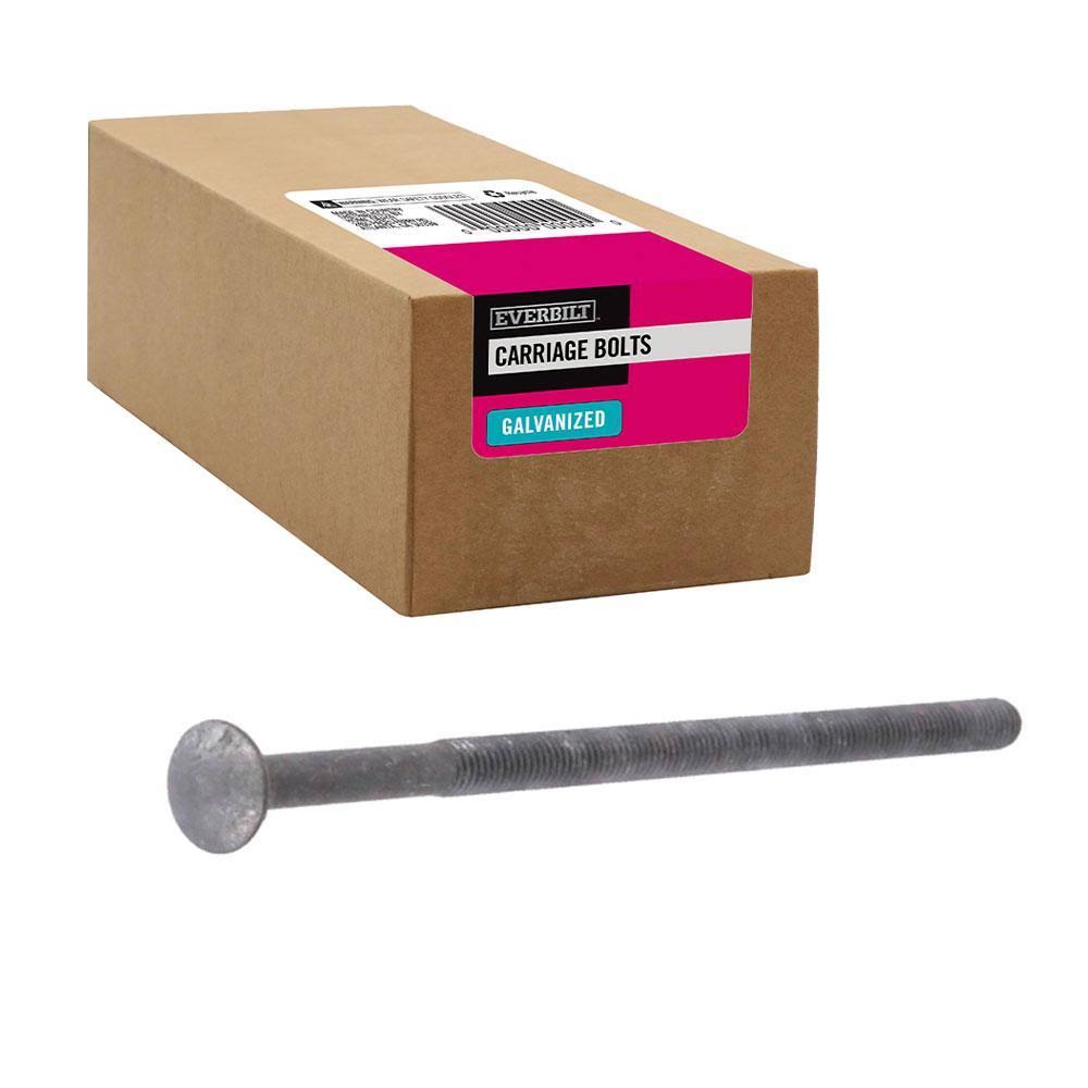 3/8 in.-16 x 8 in. Galvanized Carriage Bolt (25-Pack) V28794