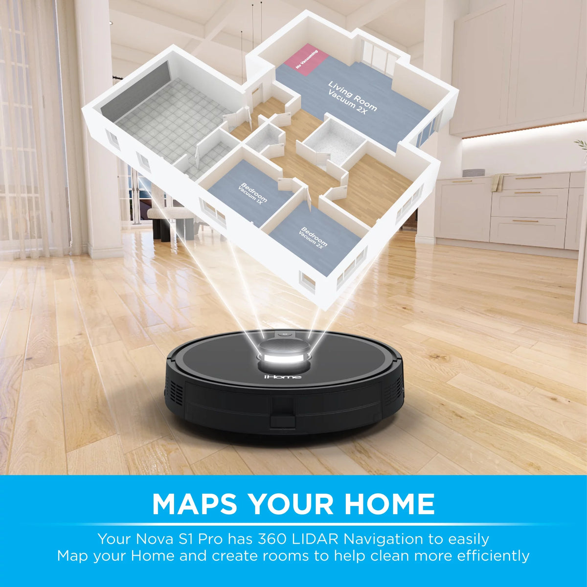 Self Empty Robot Vacuum F399