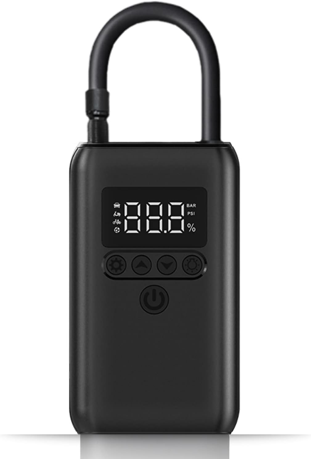 Portable 12V DC Electric Air Compressor Tire Pump Inflator with Pressure Gauge LED Light E85801