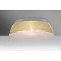 Three Light Flush Mount Creme Sand Z47482