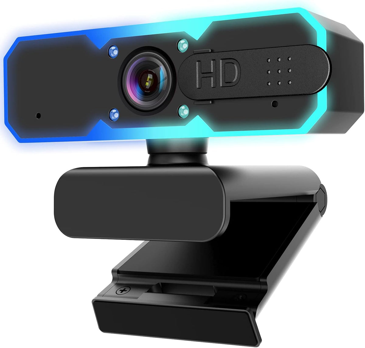 Full HD 1080p Webcam with Microphone, Pack of 2 W270882