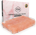 Himalayan Salt Block with Stainless Steel Holder J5623