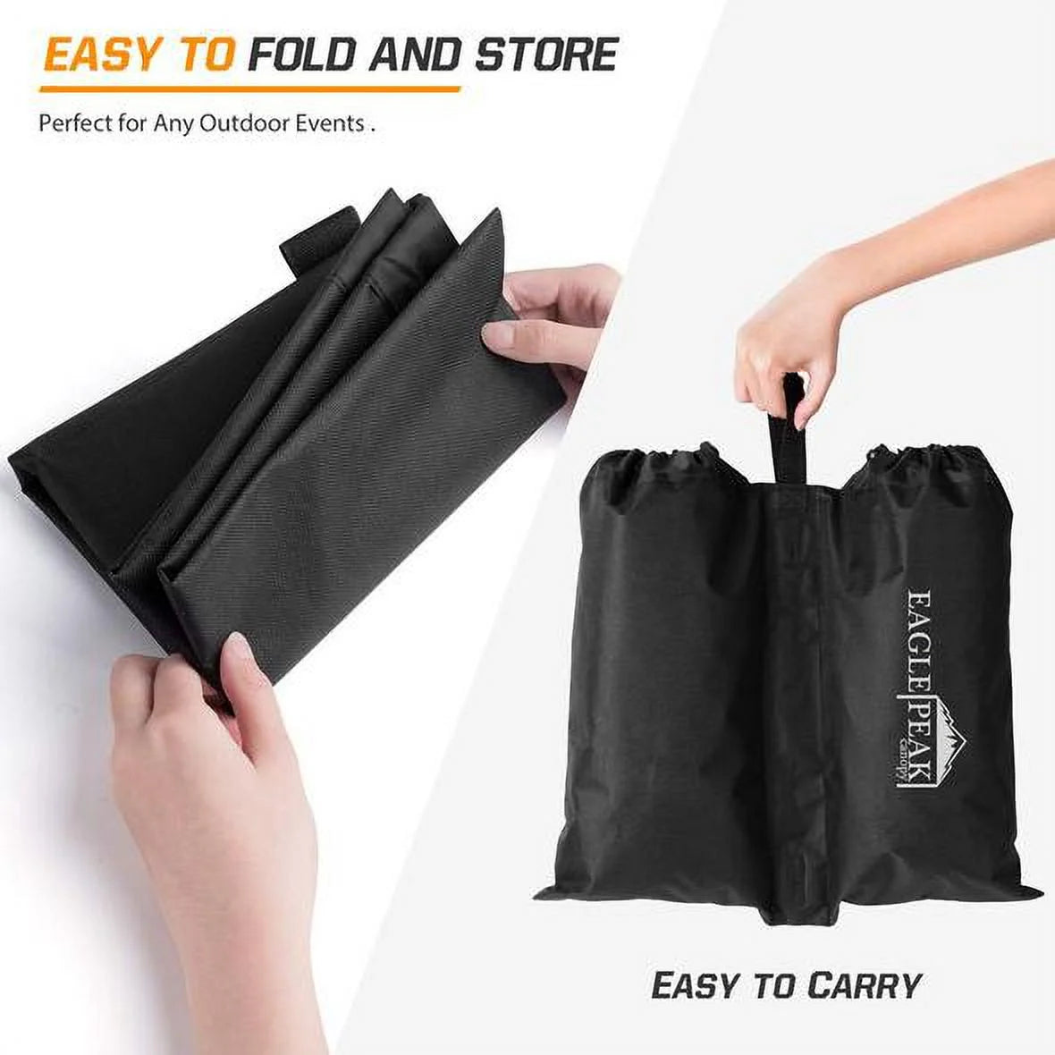 Black Sand-Fill Weight Bag Set 4pcs Per Pack G6446