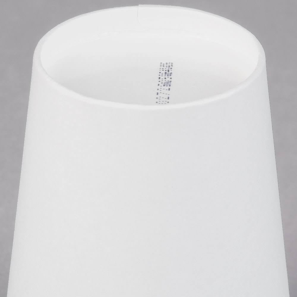 12 oz White Poly Paper Hot Cup D860299