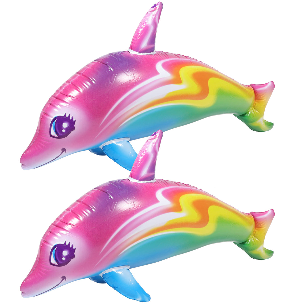 Inflatable Dolphin Toy Beach Pool Toy F7274