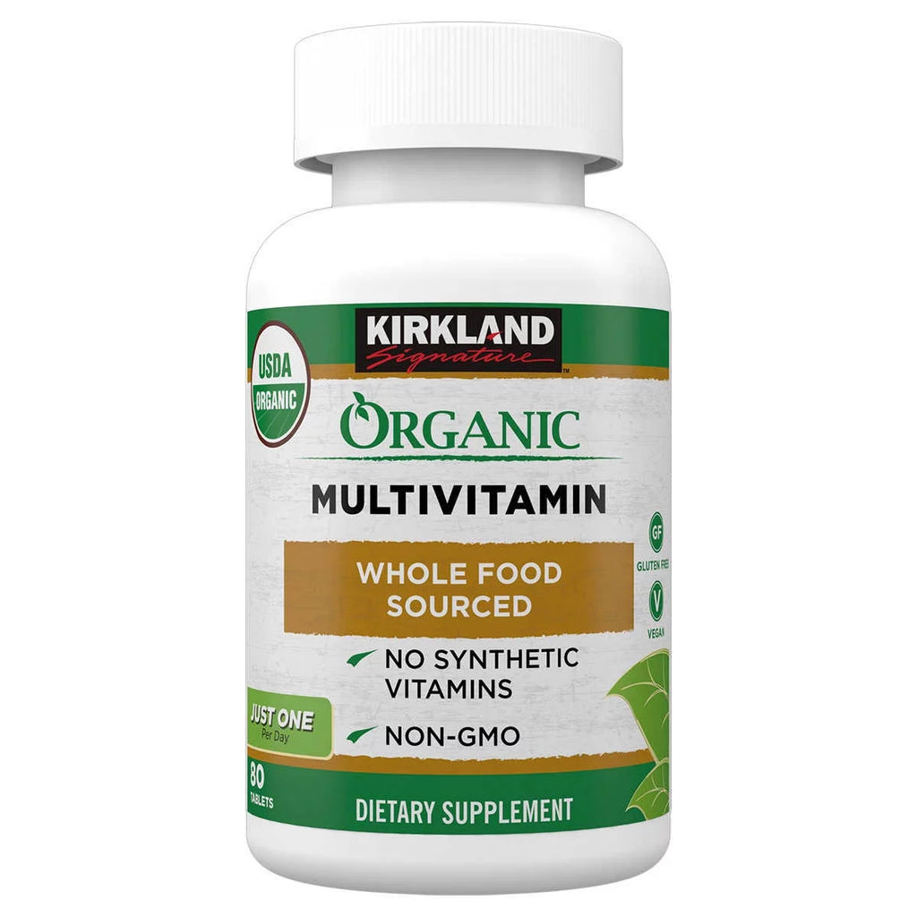 USDA Organic Multivitamin, 80 Coated Tablets X53171