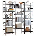 5 Tiers Wood and Metal Bookcase Z8629