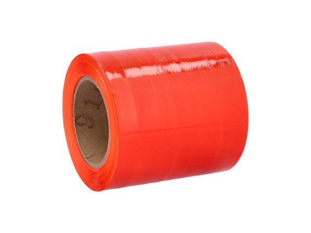 5-Inch 1000 Feet 80 GA Orange Stretch Wrap Film 12 Rolls J298605