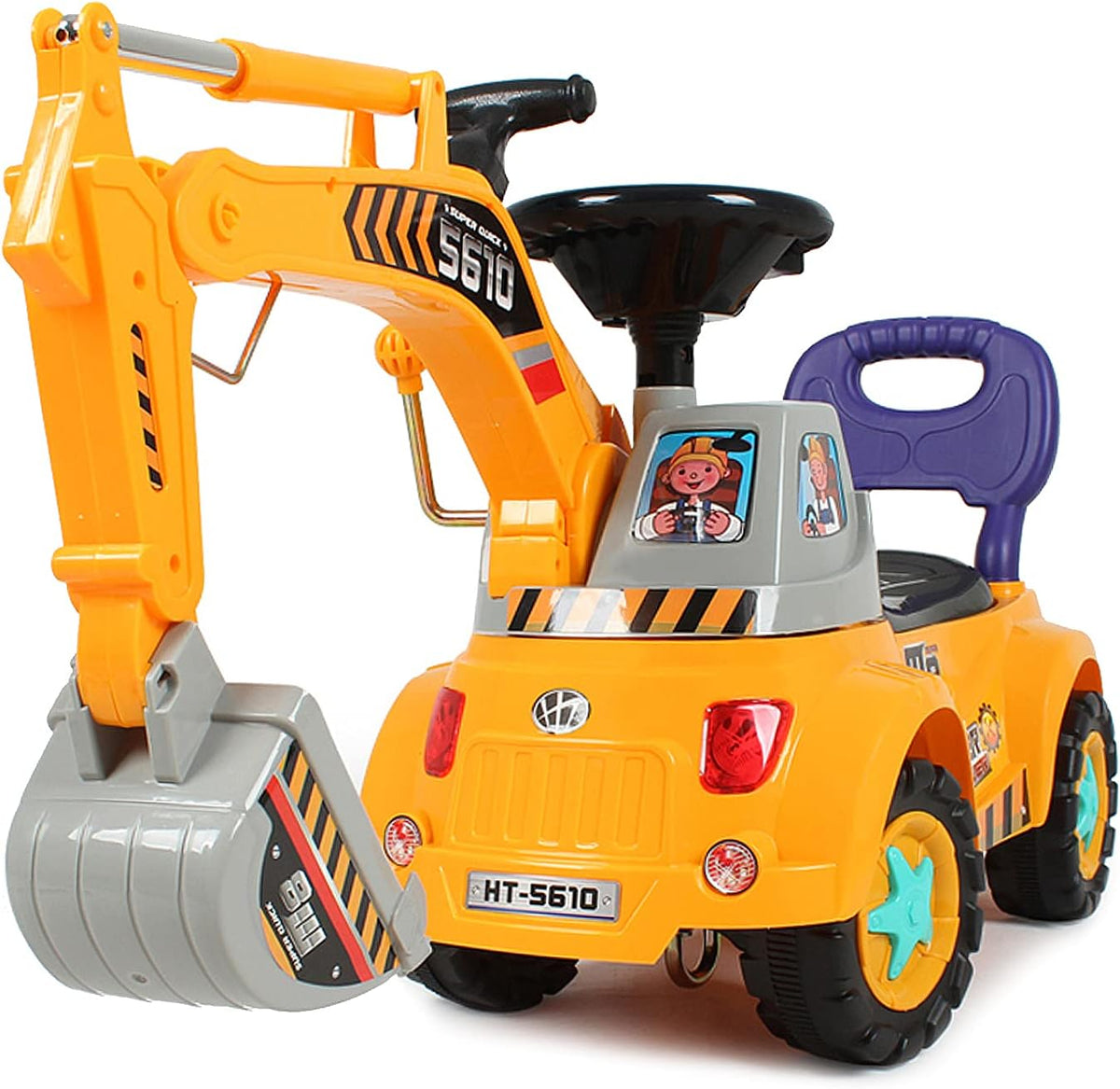 Ride-on Excavator Car with Sounds & Lights L84998
