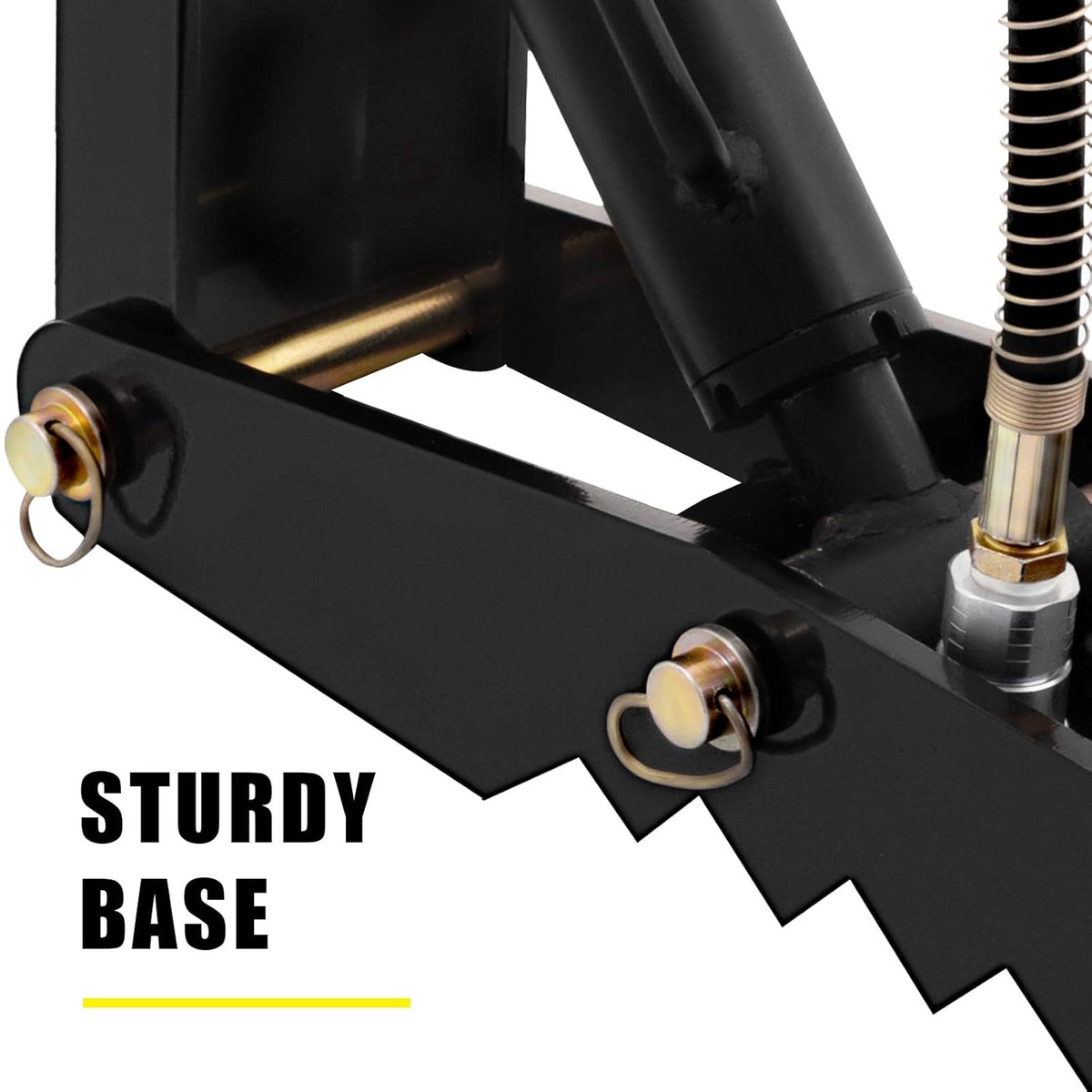 18 Hydraulic Backhoe Thumb, Black Steel Weld On Thumb with Hydraulic Cylinder X253262