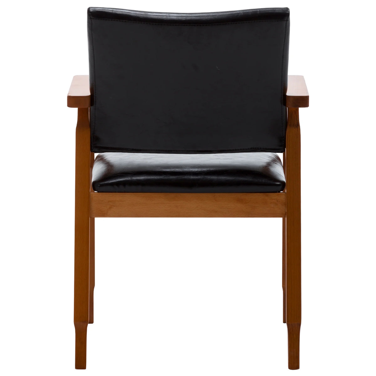 Black PU Leather Upholstered Arm Chair, Set of 1 V585268