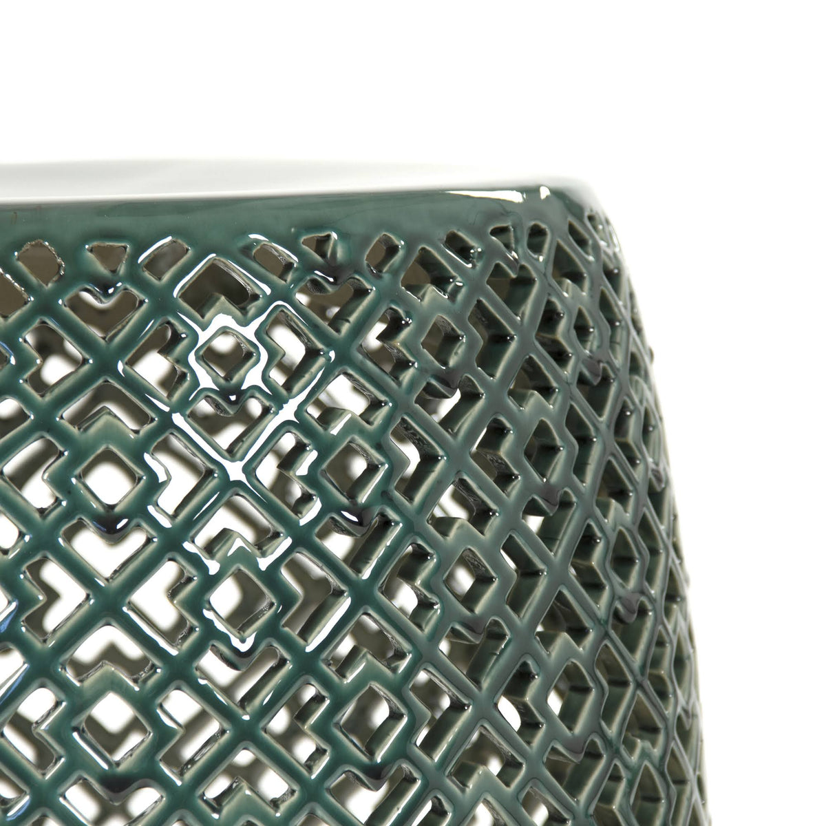 Teal Garden Stool Y75309