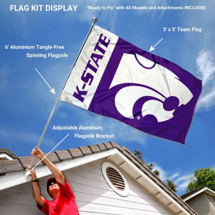 Flag Bracket and Pole Set O9036