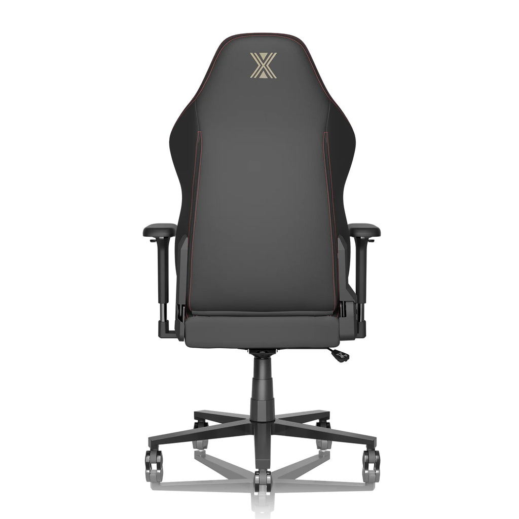 Black PU Leather Ergonomic Gaming Chair with Lumbar Support H6199