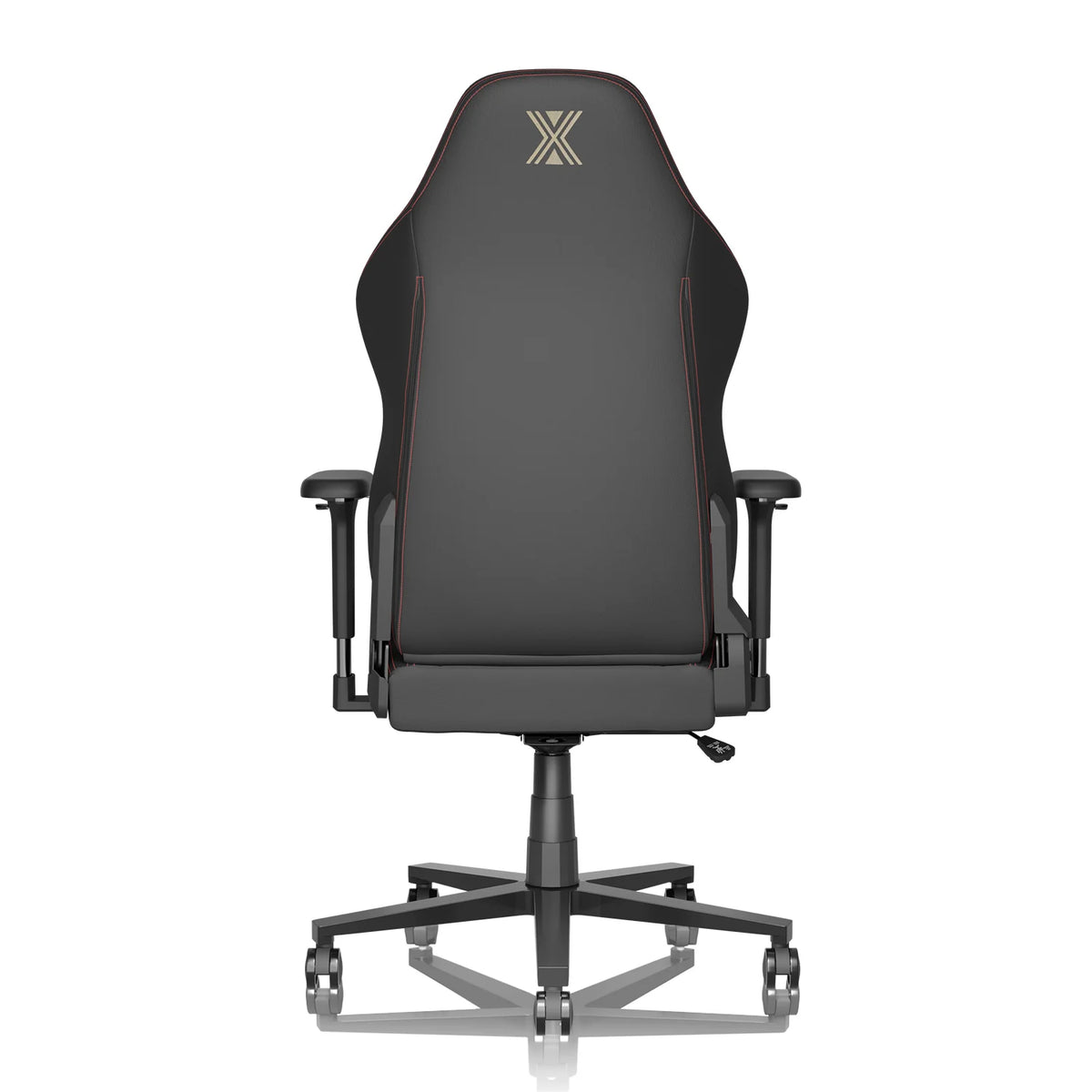 Black PU Leather Ergonomic Gaming Chair with Lumbar Support H6199