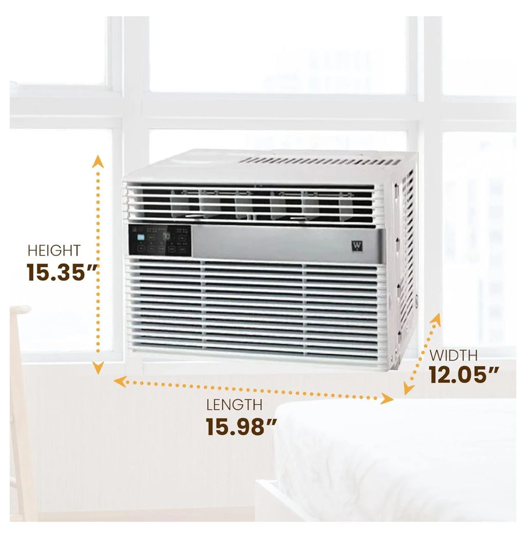 6,000 BTU White Window Air Conditioner R912