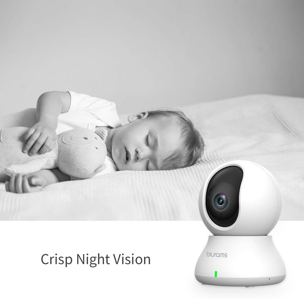Indoor Security Camera PTZ 1080p WiFi Dome Camera with Two-Way Audio R1585