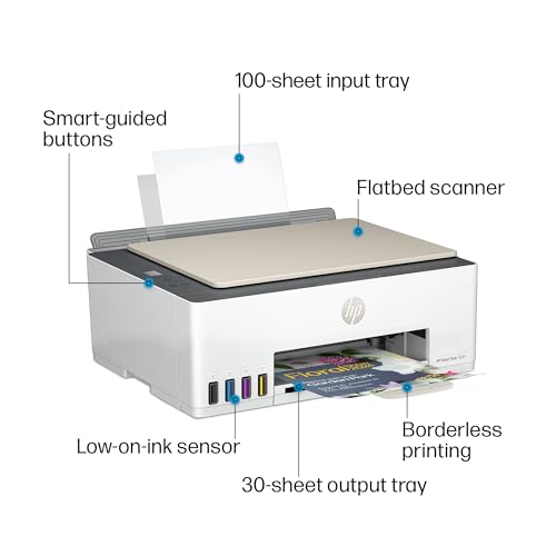 Wireless All-in-One Ink-Tank Printer, white V69970
