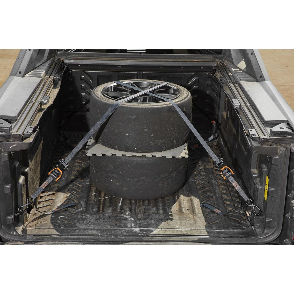 500 lb. Capacity 1 in. x 12 ft. Ratcheting Tie-Downs, 2-Pack Q932574