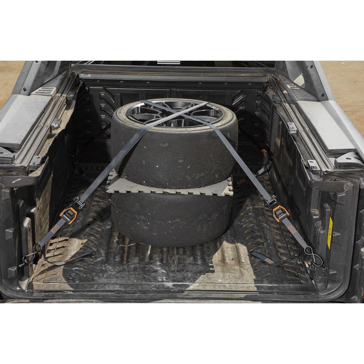 500 lb. Capacity 1 in. x 12 ft. Ratcheting Tie-Downs, 2-Pack Q932574