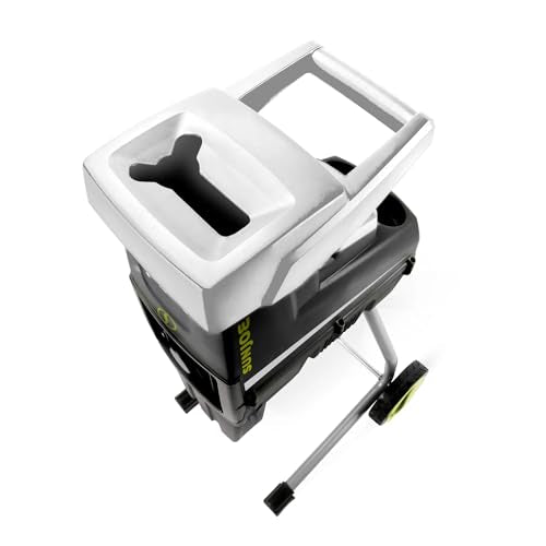 15-Amp Corded Electric Wood Chipper Shredder with Collection Bag Z820