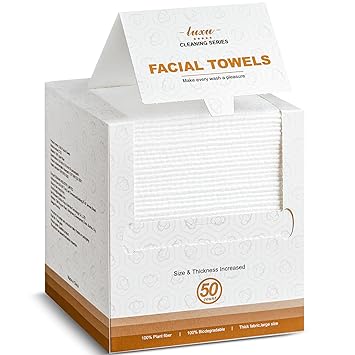 Biodegradable Plant Fiber Disposable Face Towel 50 Count N769333