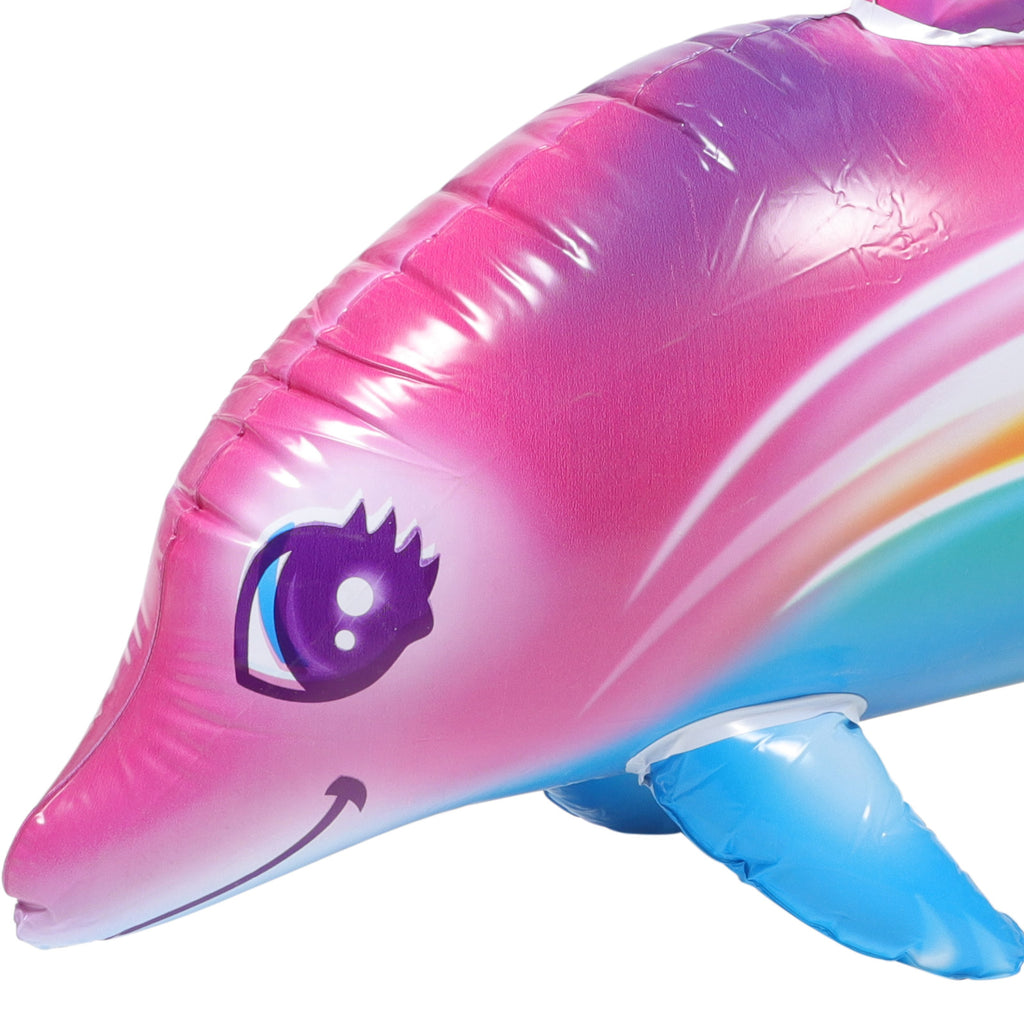 Inflatable Dolphin Toy Beach Pool Toy F7274