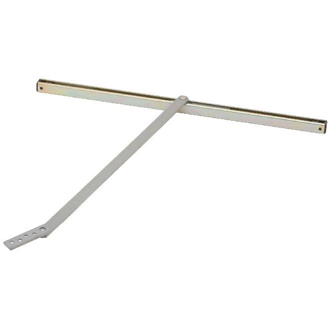 Medium Duty Size 2 Hold Open Concealed Overhead Door Holder Satin Stainless Steel Finish V131923